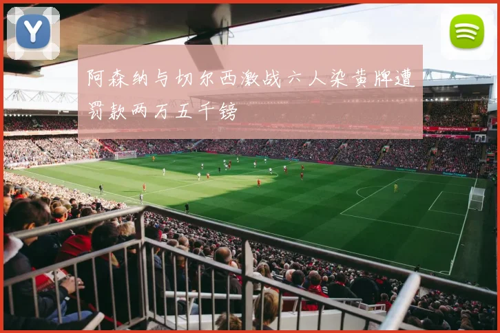 阿森纳与切尔西激战六人染黄牌遭罚款两万五千镑
